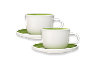 Green Cappuccino Cups