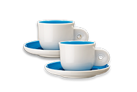 Blue Espresso Cups more coffees