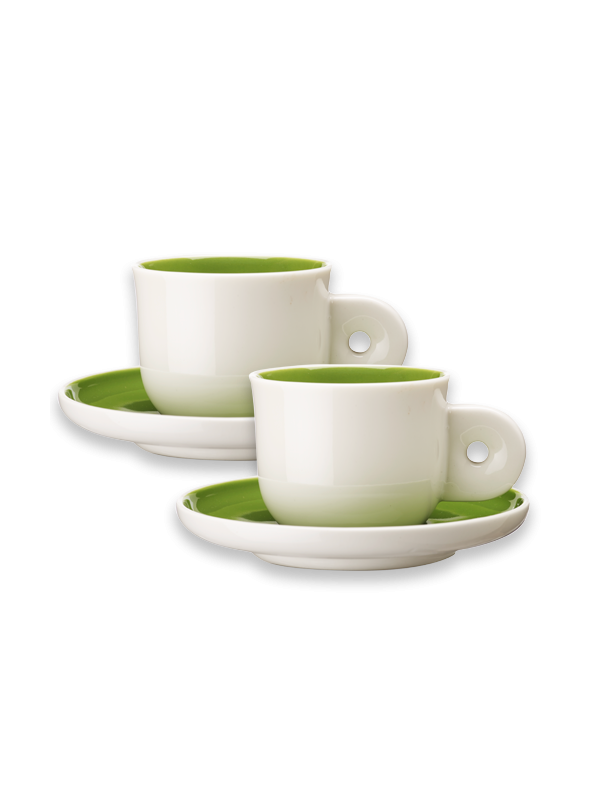 Green Espresso Cups