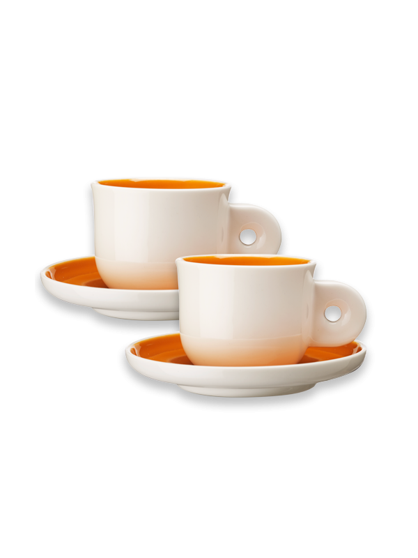 Orange Espresso Cups