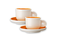 Orange Espresso Cups